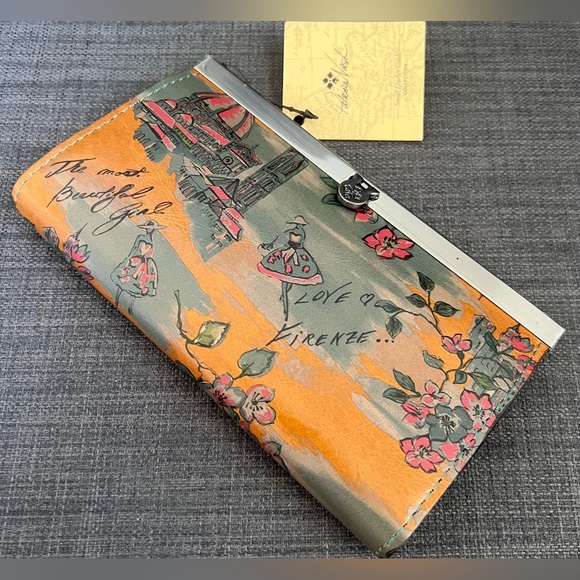 NWT PATRICIA NASH CAUCHY LEATHER  WALLET - Picture 1 of 8